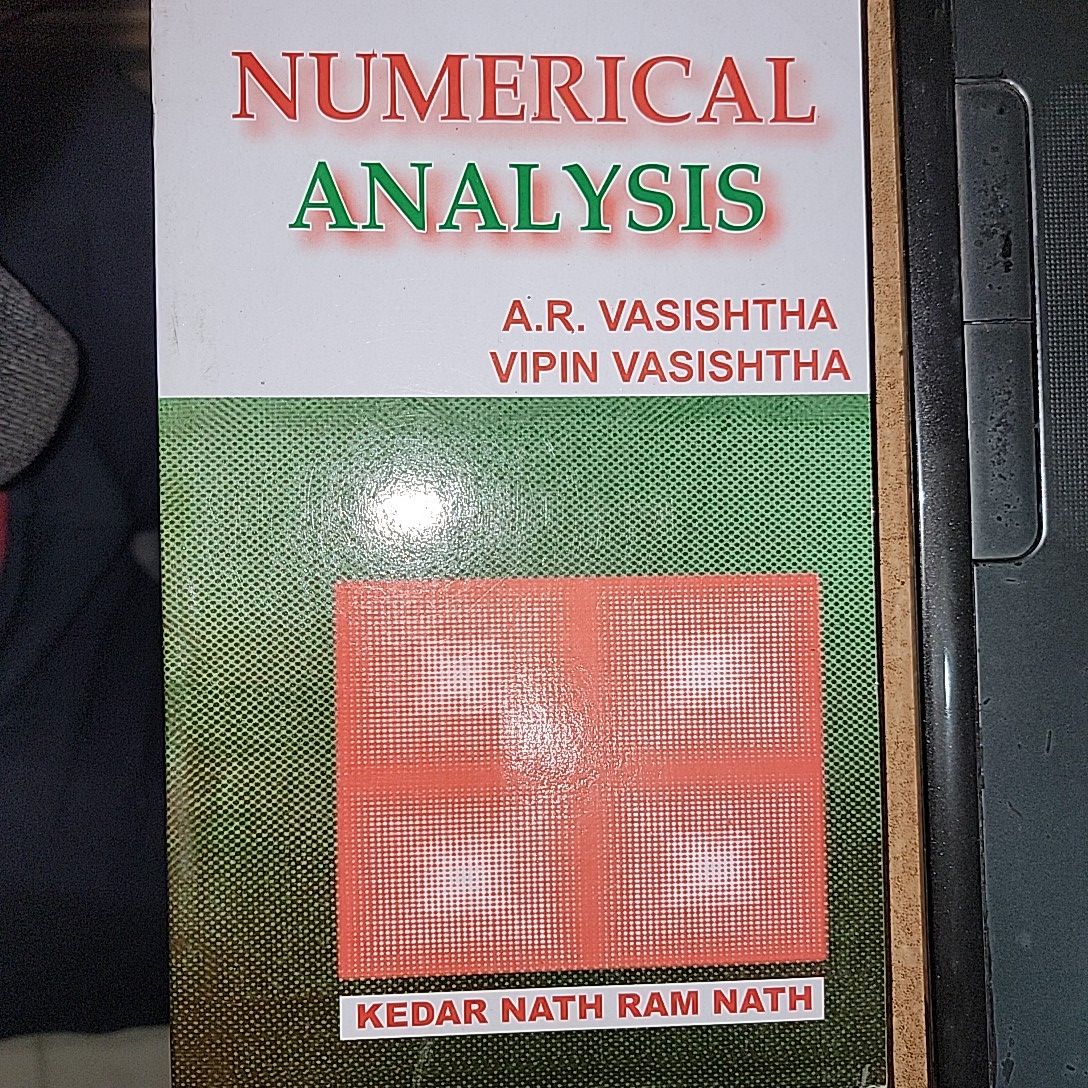 Numerical Analysis By A R Vasishtha Vipin Vasishtha Daraz Bd