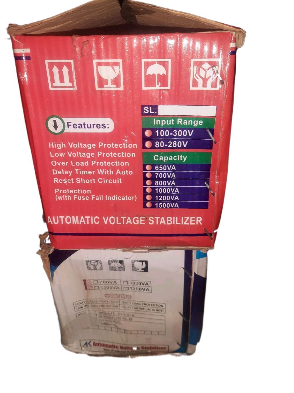 Automatic Voltage Stabilizer/Digital Voltage Stabilizer 1000VA for tv,frezze,pc etc.. 