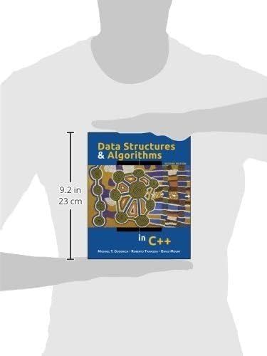 Data Structures and Algorithms in C++, 2nd Edition Michael T. Goodrich
Author. 