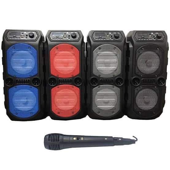 Karaoke Portable Wireless Bluetooth Speaker KTS-1083 With Remote. 