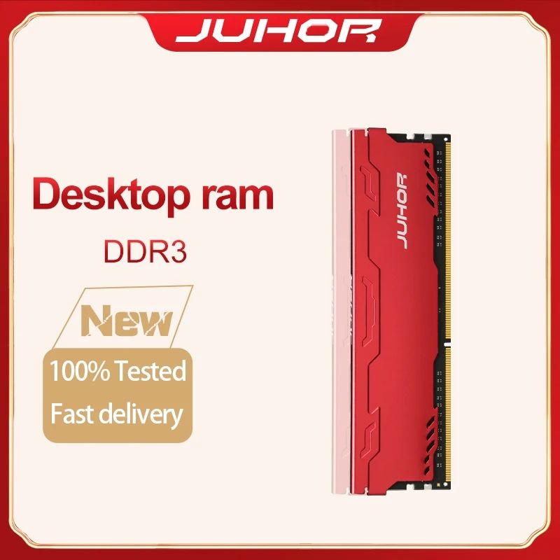 2024 JUHOR DDR4 8GB 3200MHz UDIMM Desktop Memory Module Ram. 