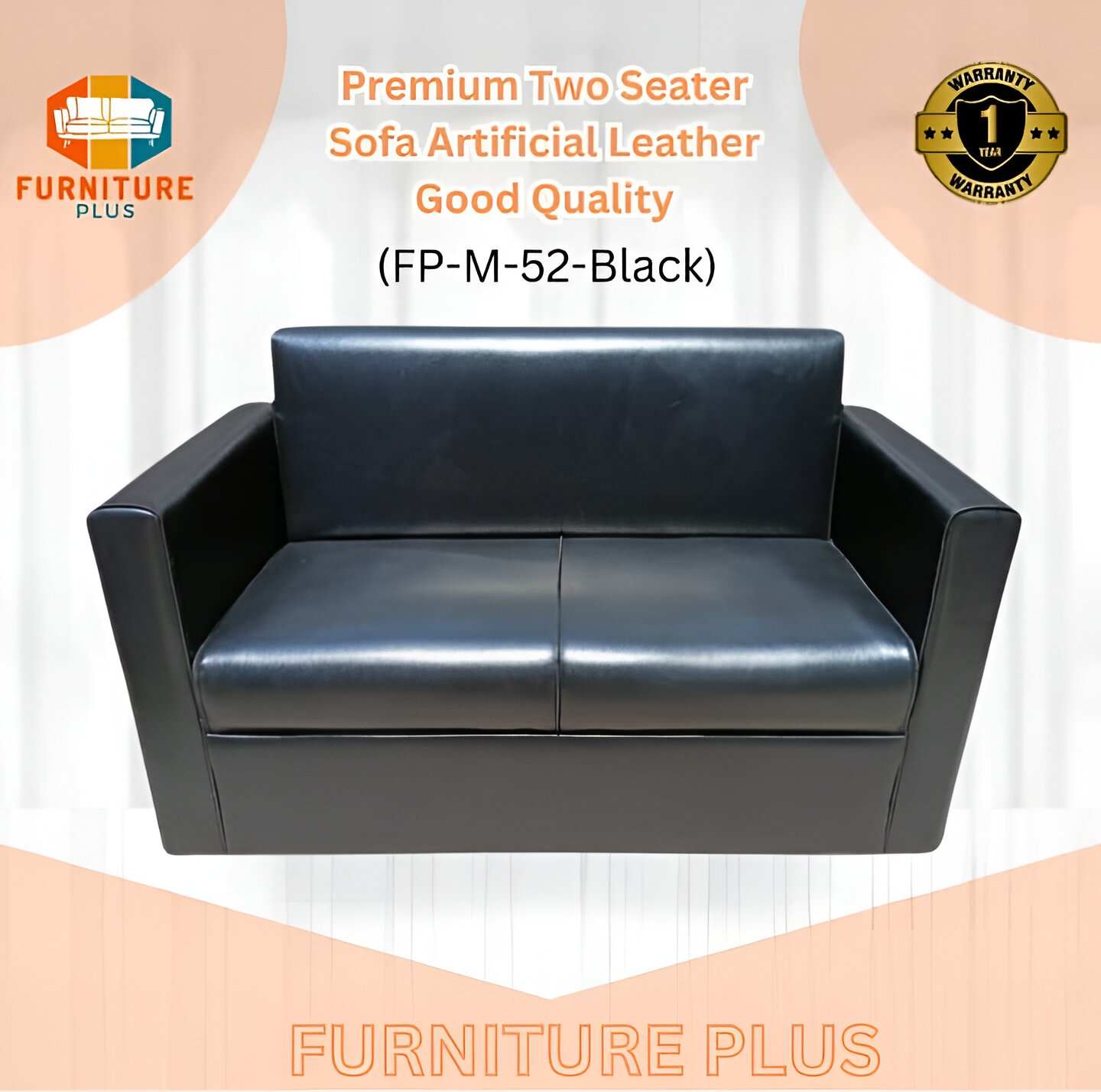 (FP-M-52)Premium Two sitar sofa better quality /home / office /living room furniture. 