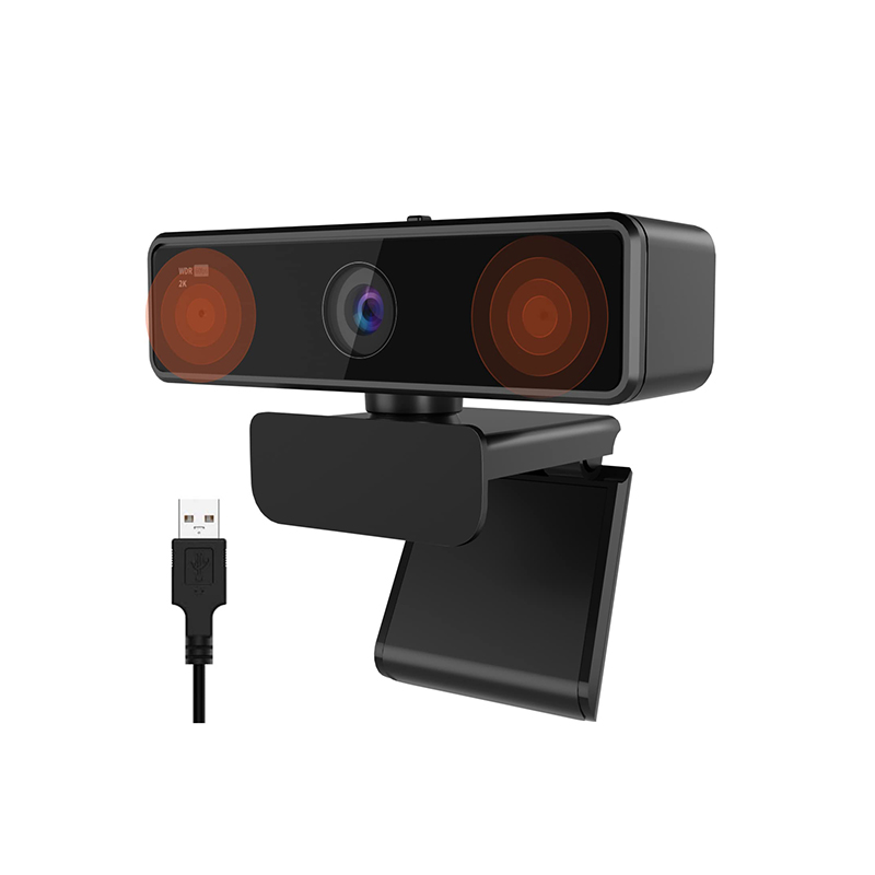 NUROUM V11 2K Webcam With Dual Microphone 1080P 60fps 1440P 30fps FHD Computer Mini Web Camera USB for PC Laptop. 