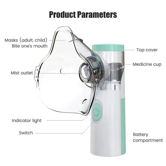 Portable Mesh Nebulizer JSL-W303/ Nebulizer. 