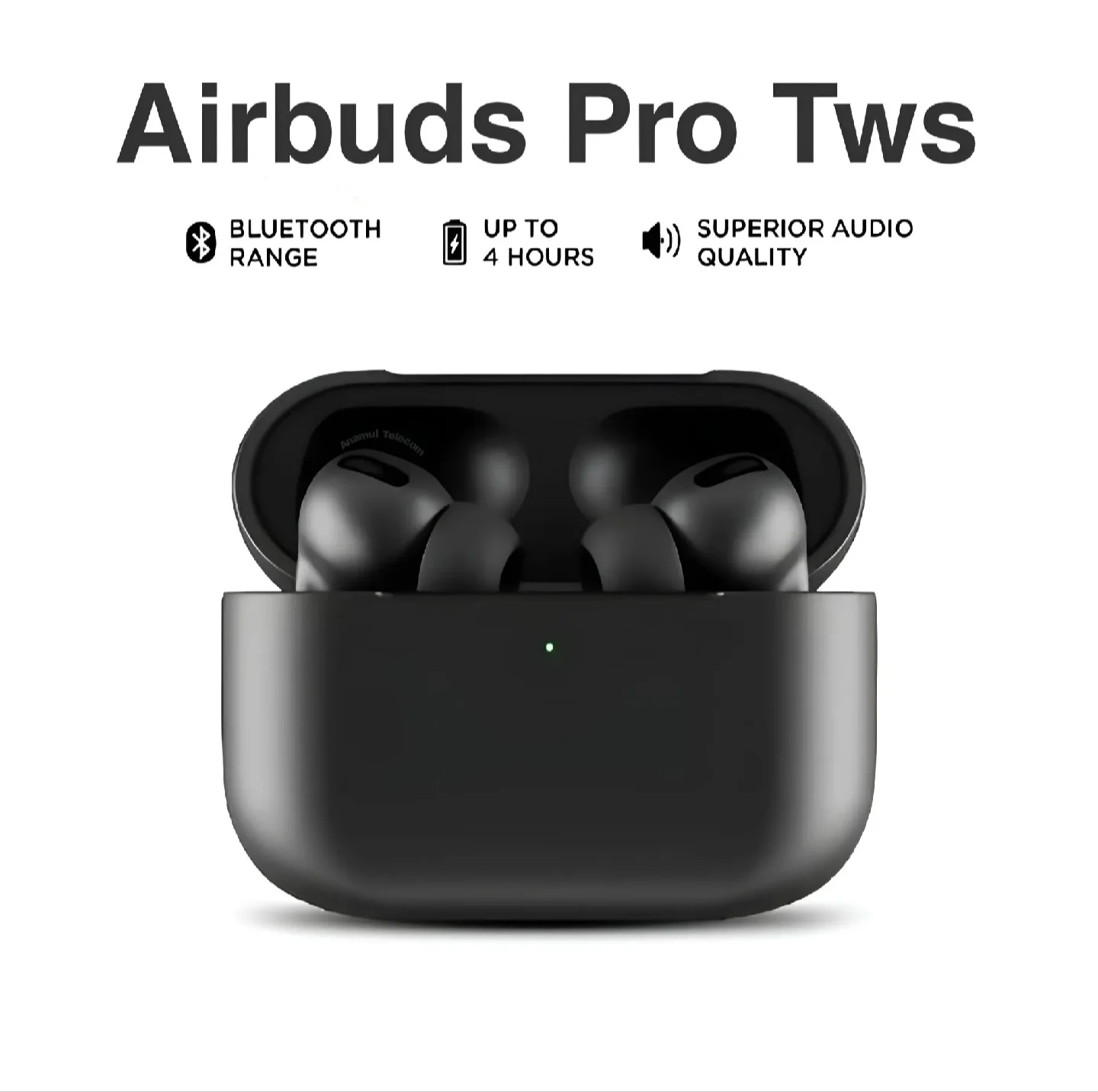 Airbuds ProTws wireless earbuds Bluetooth headphone With High Base and Long lasting battery Tws White Edison