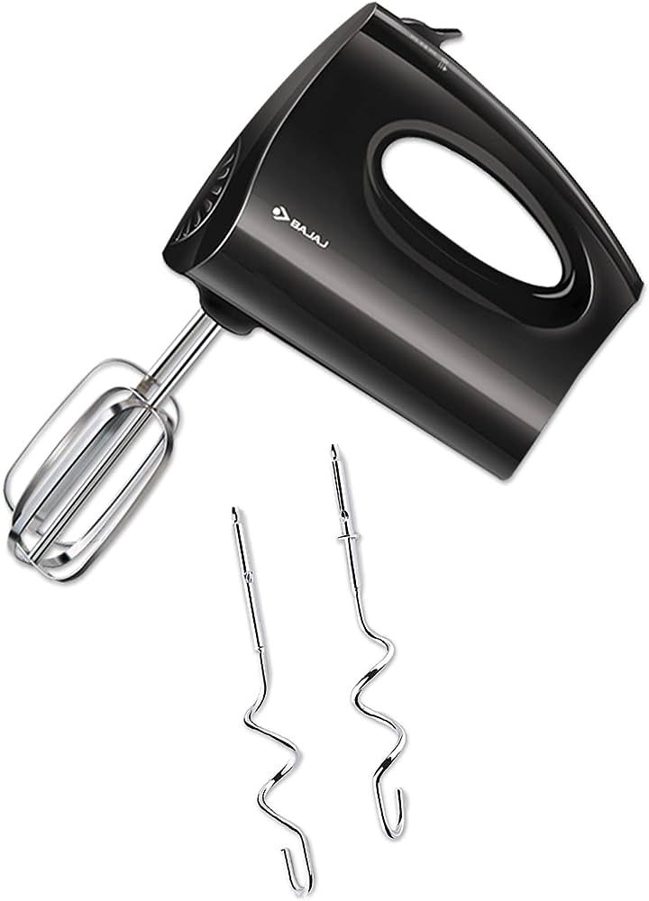 Bajaj HM-01 Powerful 250 Watts Hands mixer/Beater(Black) Daraz