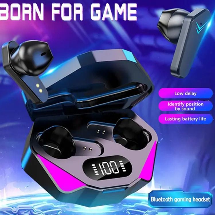 X15 TWS Wireless Earphone 5.3 bluetooth Headphone 65ms Low Latency Earbud Esport Gaming Headset Gamer With Microphone For Mobile. 
