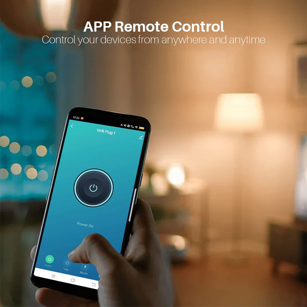 16A EU Smart Wifi Plug Energy Power Meter Monitor Smart Home Wireless Socket For Outlet Works Alexa Google Remote Control. 