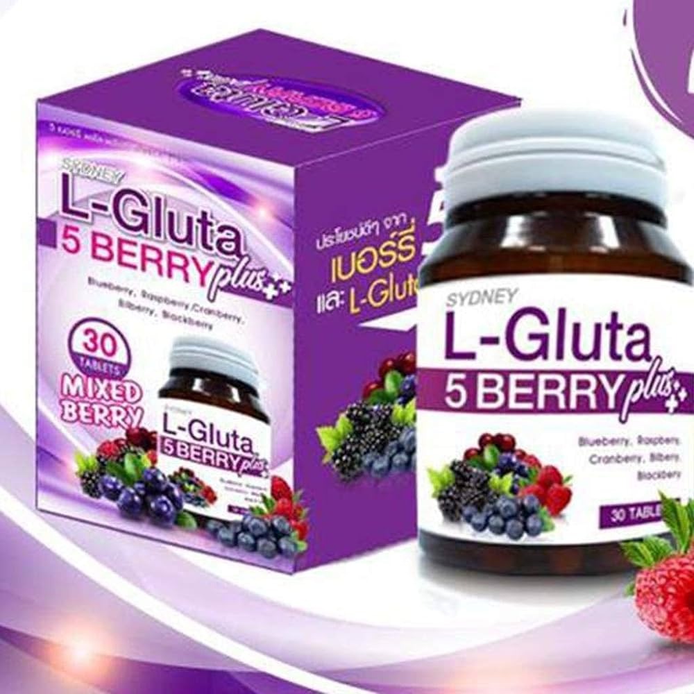 L-Gluta 5 Berry Plus Whitening Vitamins Tablets