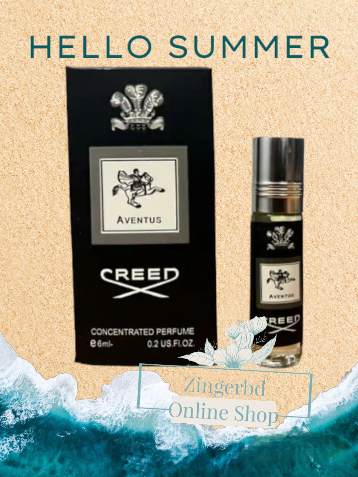 Creed Aventus Concentrated Perfume Oil Long Lasting Non-alcoholic