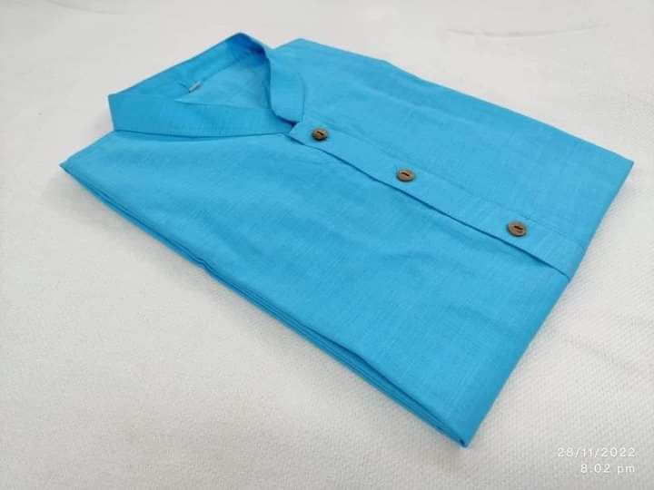 Akashi colour Khadi Punjabi for men regular use