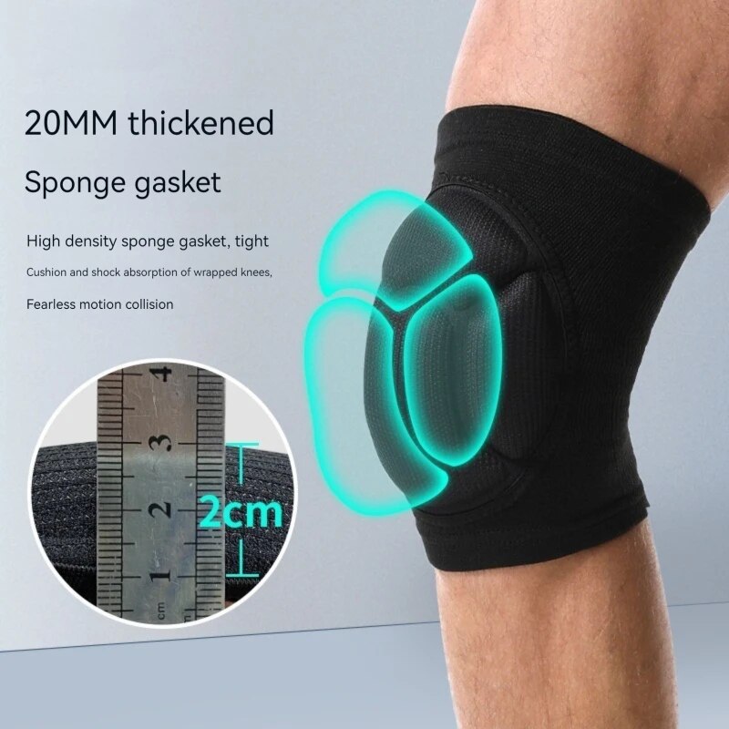 Turtle Shell Sponge Knee Pads Bend Freely, Skin-Friendly And Breathable, Thick And Elastic, Sports Knee Pads And Cycling Pads. 