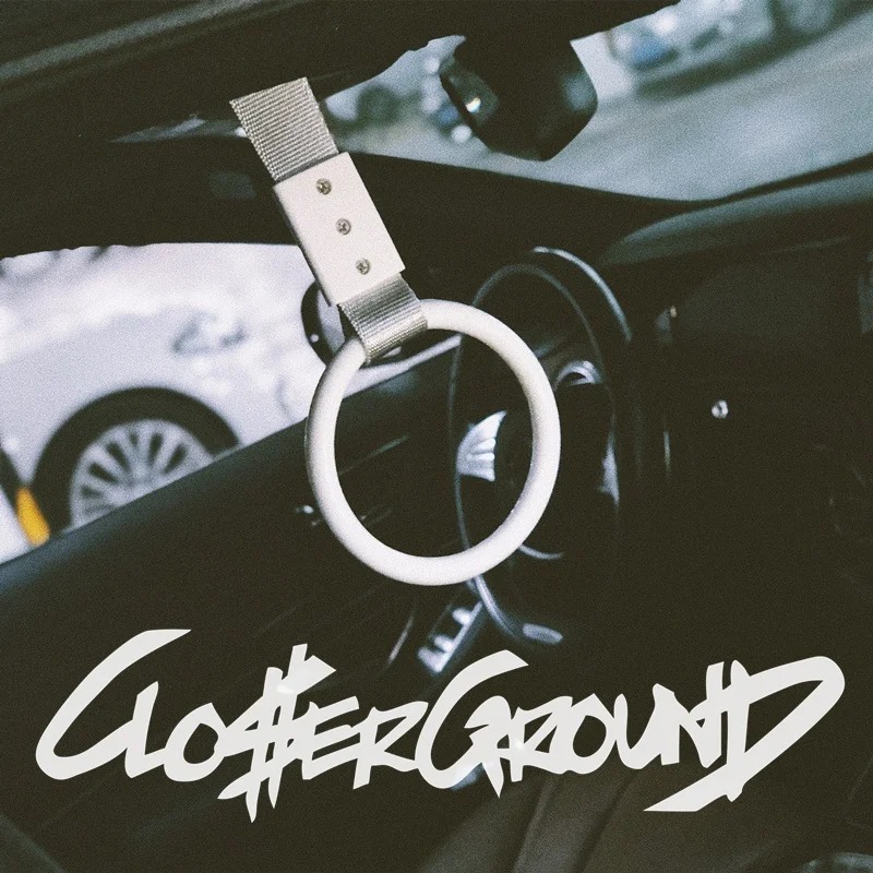 JDM Tsurikawa Round Ring Heart Train Bus Handle Subway Hand Strap Drift Charm Strap Drift Auto Accessories Car Styling. 
