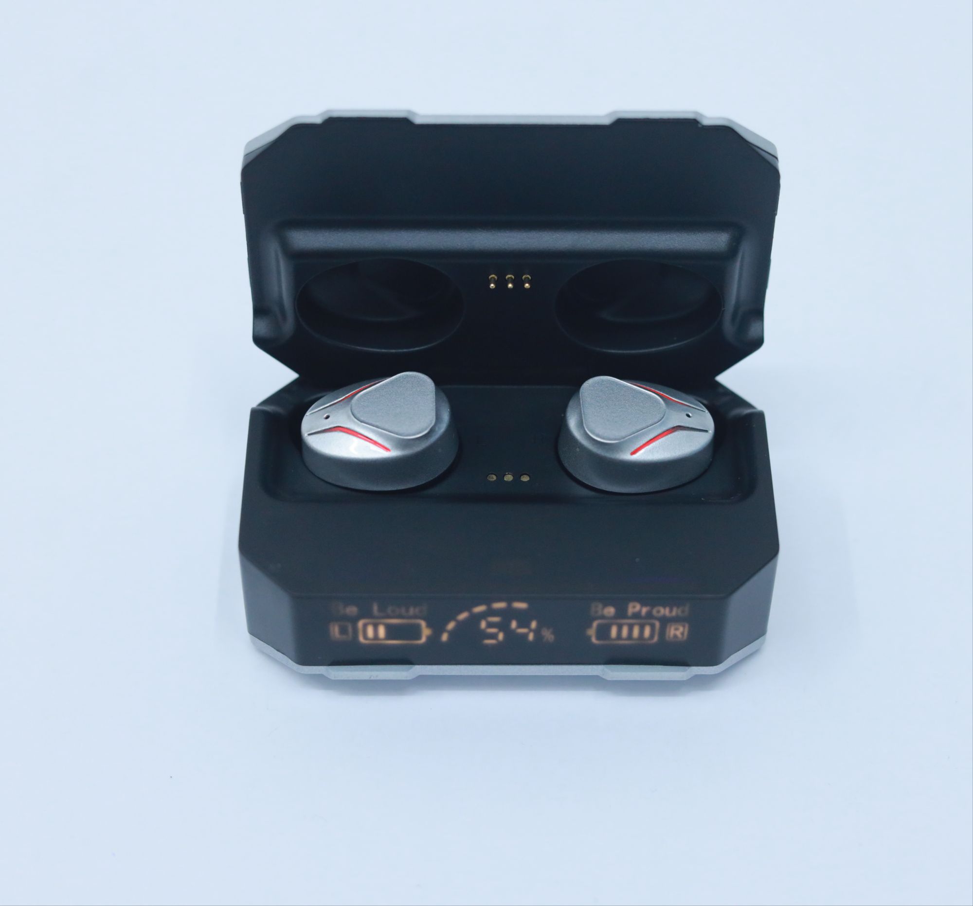M99 Plus Gameing TWS Wireless Bluetooth5.3 Earbuds with Microphone,In Ear Headphones, Waterproof Sport Headset, Noise Reduction Bluetooth Earphones with RGB and LED Charging Case. 