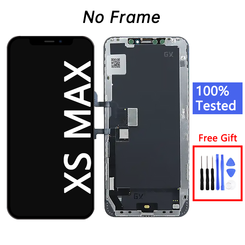 Original GX Pantalla for iphone xs max screen replacement gx hard oled for iphone xs max display for iPhone Xs max lcd. 