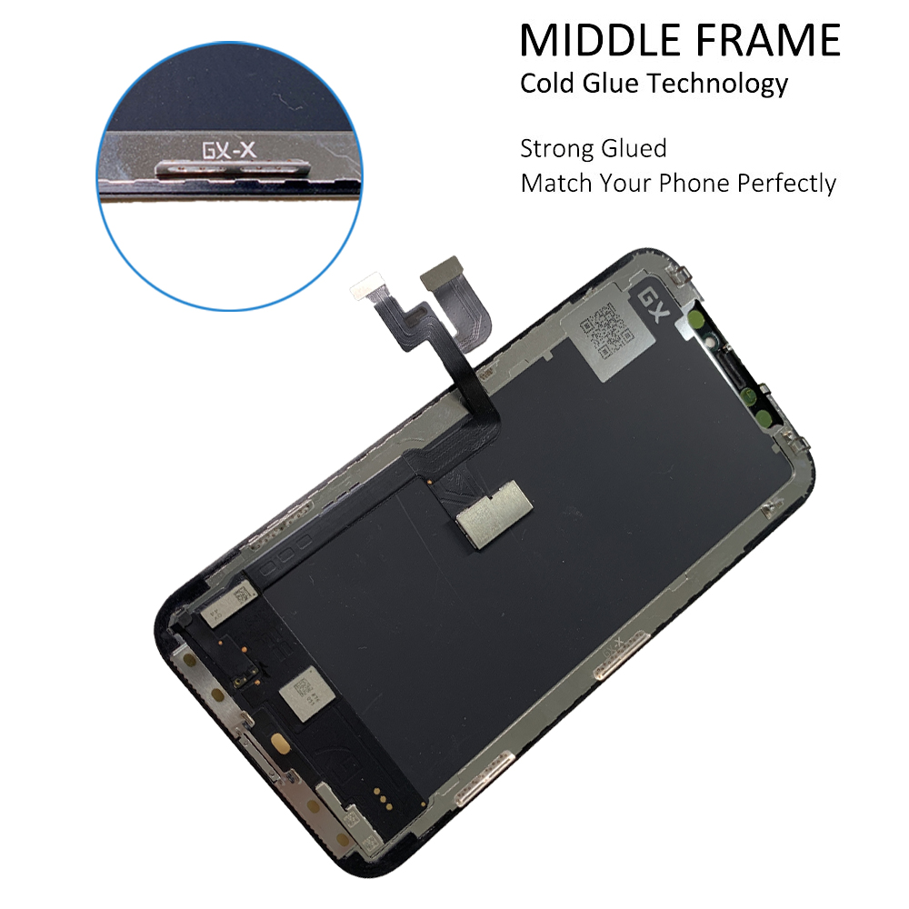 GX AMOLED Screen For iPhone X Xs Max 11 Pro Max 12 Mini 12 Pro Max 13 LCD Display 3D Touch Screen Digitizer Assembly Replacement. 
