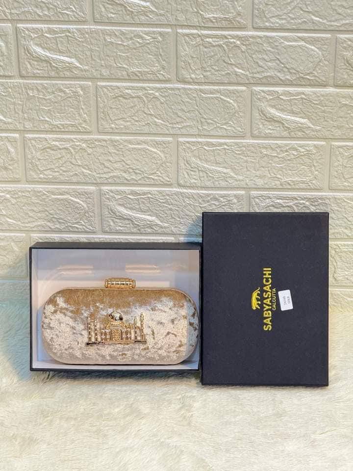 Plain Sabyasachi Clutch. 