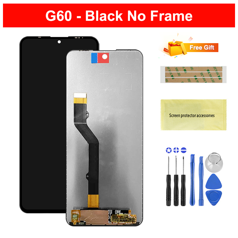 For Motorola Moto G30 G50 G60 LCD Display Touch Screen Digitizer withFrame,For MotoG10 G20 G30 G100 Display Replacement. 