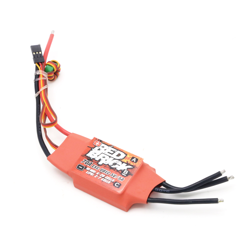 Red Brick 50A 70A 80A 100A 125A 200A Brushless ESC Electronic Speed Controller 5V/3A 5V/5A BEC for FPV Multicopter. 