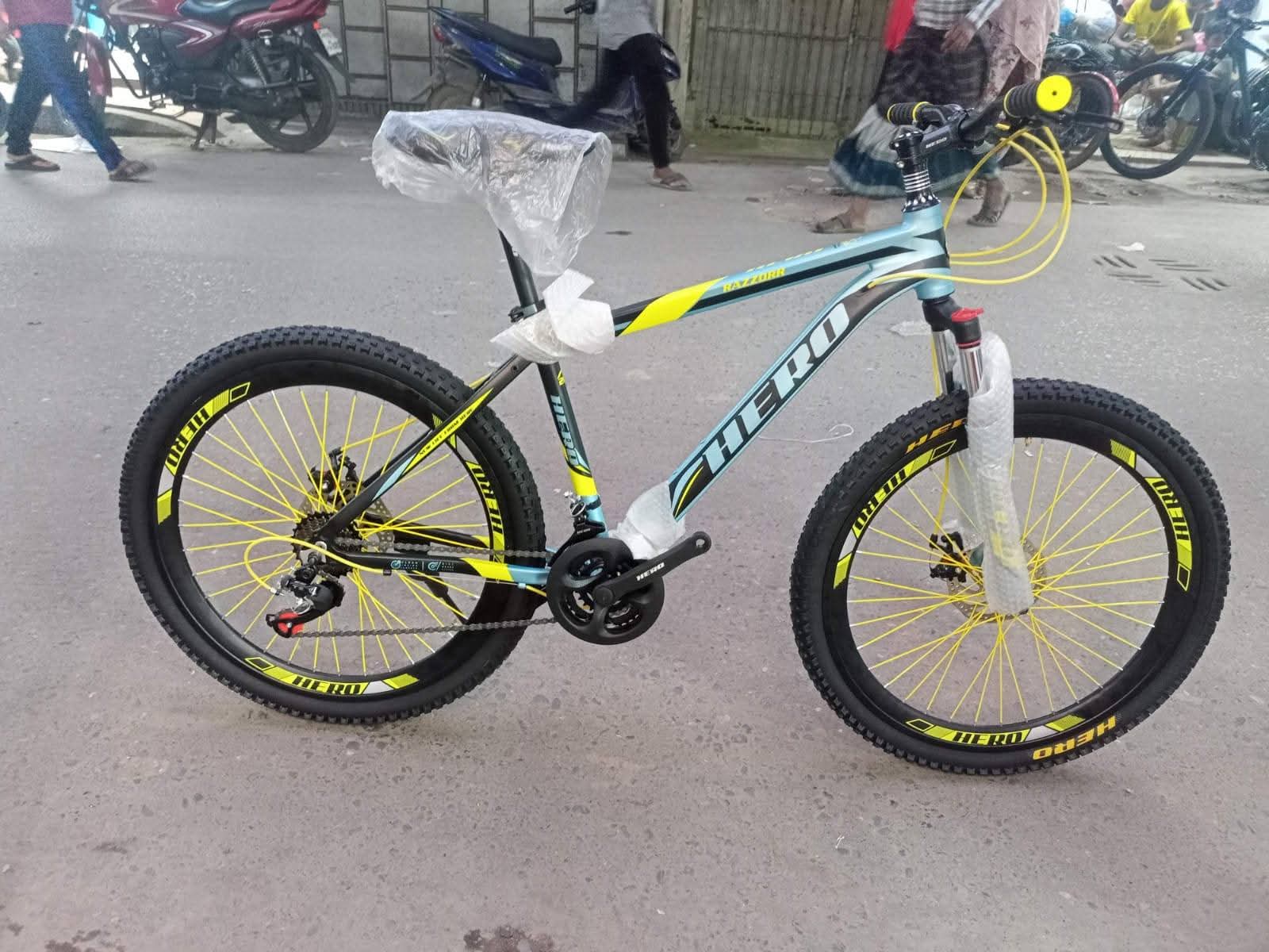 26 inchi 21 Speed Gear Cycle With Suspension Lockout fork High Rim Coloring Fat Spoke With Shimano Parts