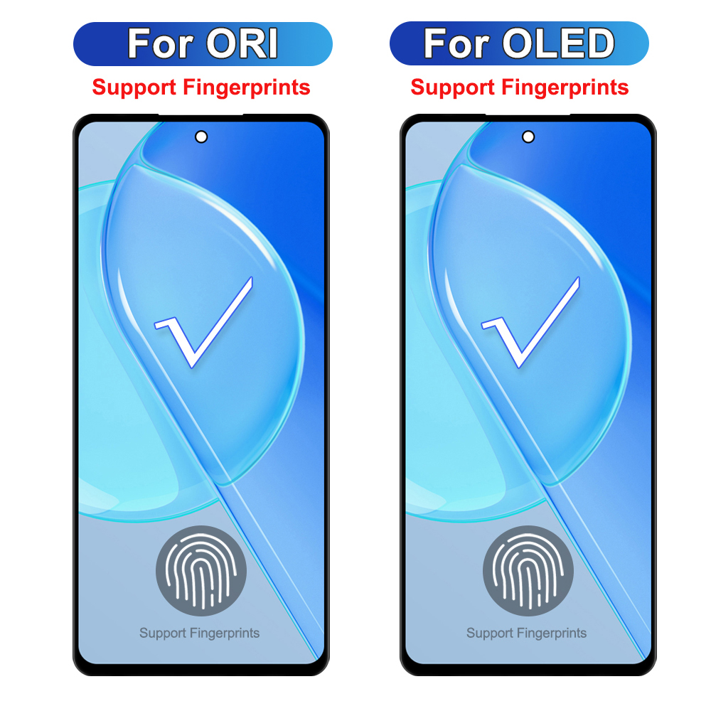 For AMOLED For Samsung A53 5G LCD Display With Frame Touch Screen Digitizer Assembly For samsung A536 A536B Screen. 