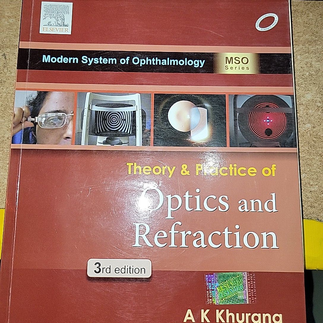 Theory & Practice of Optics And Refraction By A K Khurana