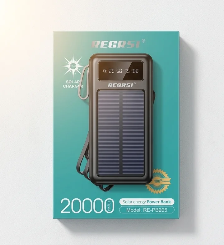 Excellent Solar Energy Power Bank 20000 mAh