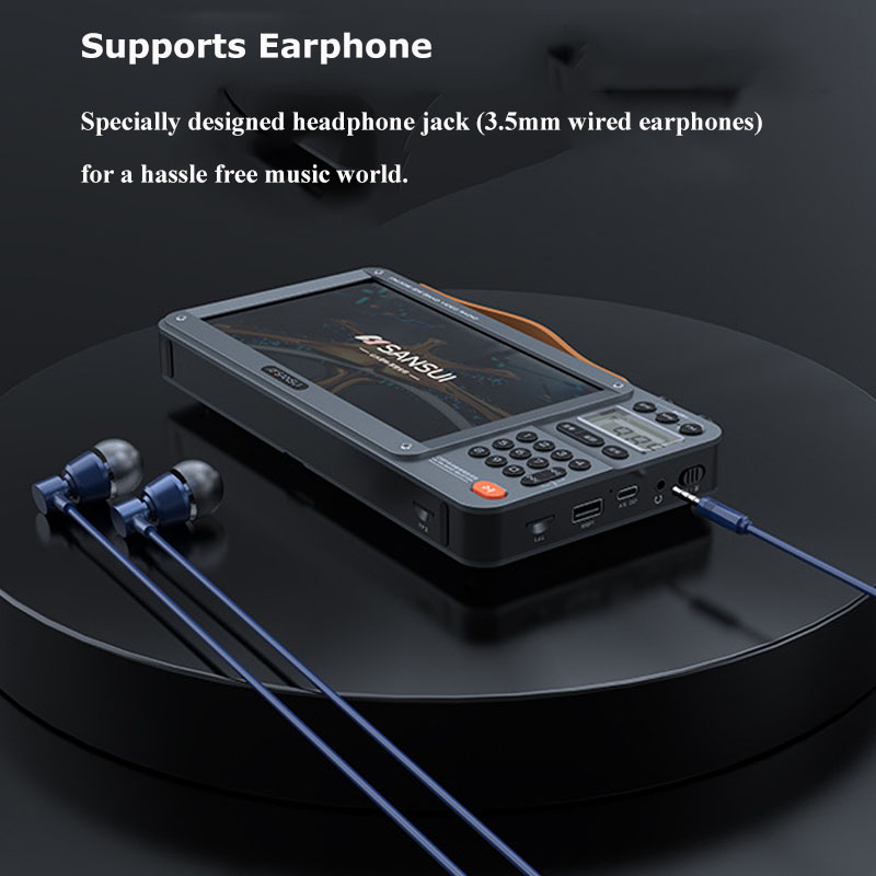 Sansui F51 Retro Video Radio Wireless Bluetooth Speaker Portable Mini Plug in Walkm all band Mp3 Music Player Stereo Subwoofer. 