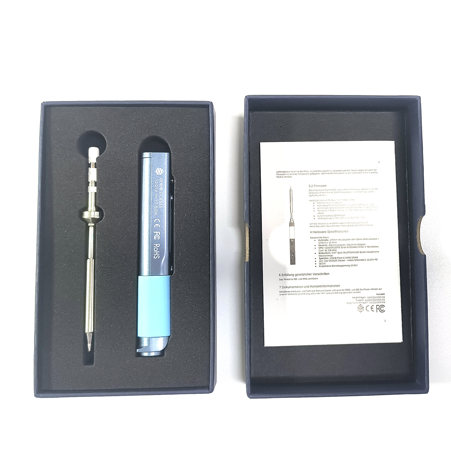 Pine64 CN Version Pinecil V1 Soldering Iron Portable Programable Welding Tools Adjustable Temperature Digital Solder Station. 