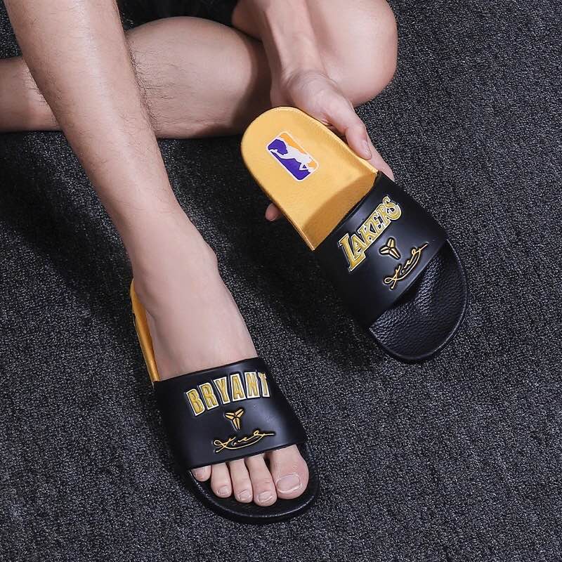 Slippers 2024 new basketball surrounding Laker commemorative student trend plus size sandals slippers shoes