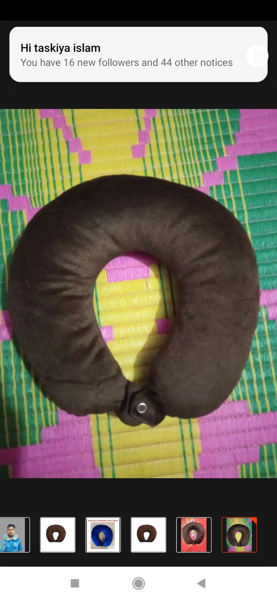 neck pillow, travelling pillow, bus plan train journey pillow. 