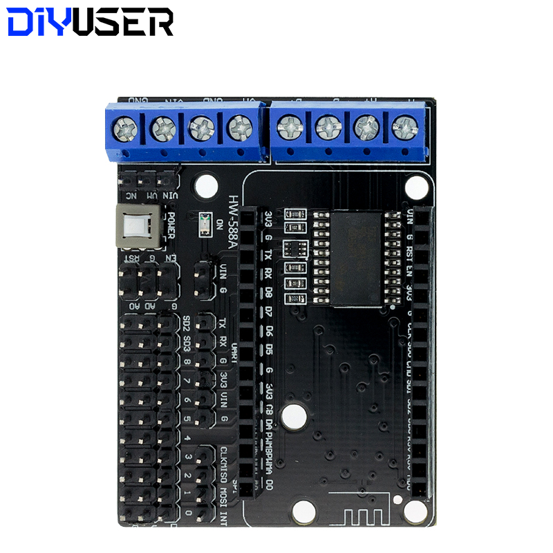 DIYUSER Wireless Module CH340/CP2102/CH9102X NodeMcu V3 V2 Lua WIFI Internet of Things Development Board Based ESP8266 ESP-12E. 