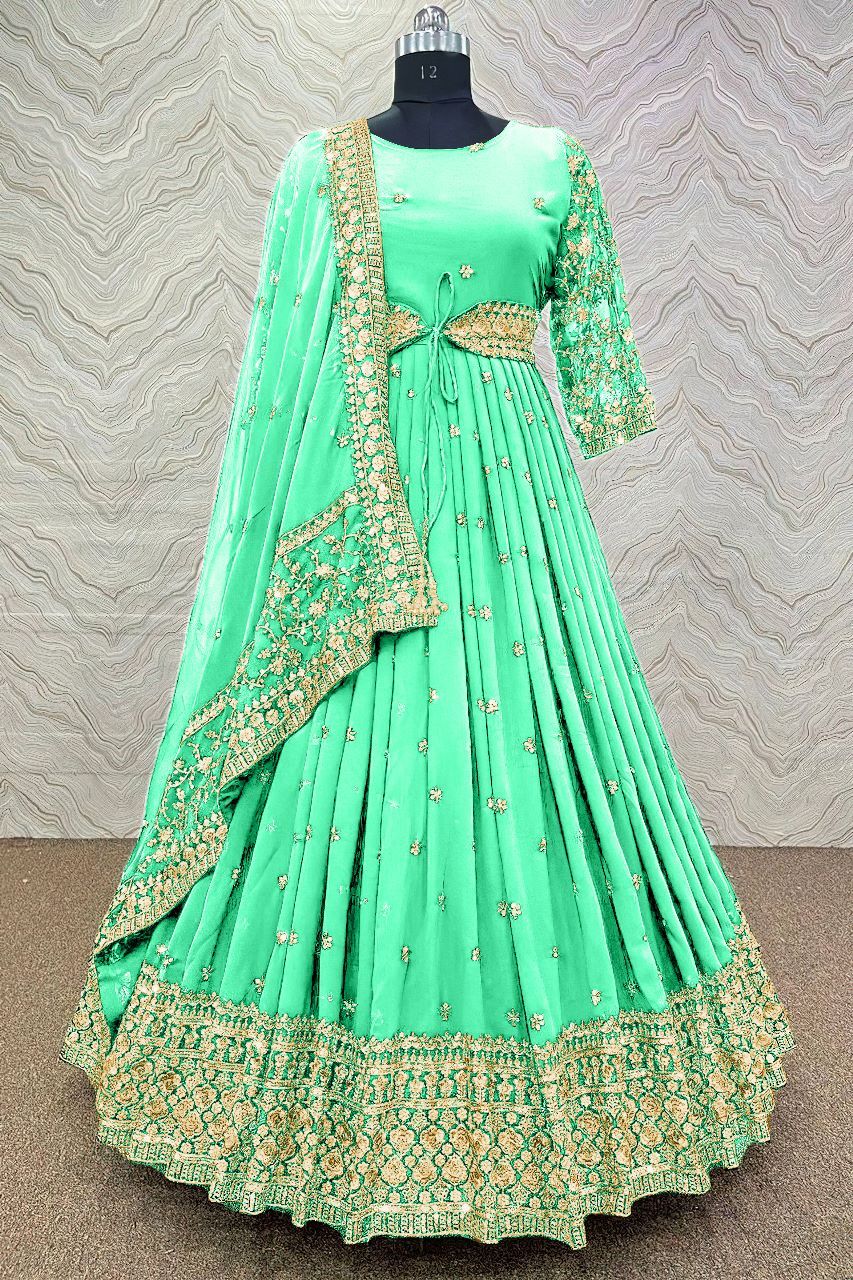 new Indian Weightless belt gorgetta party dress. 