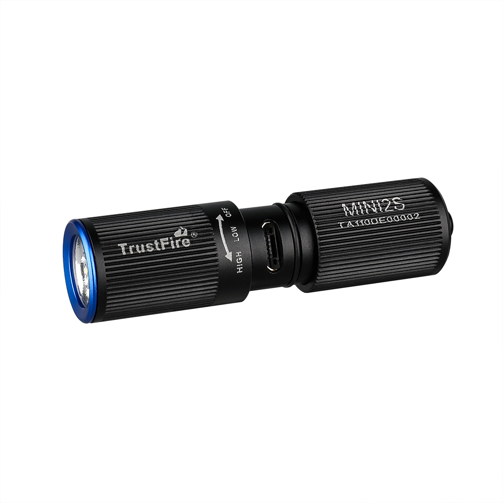 Trustfire Mini2s Mini Rechargeable Lamp 220 Lumen Edc Keychain Work Light 2 Mode Ipx8 Portable Led Flashlights With Usb Charging. 