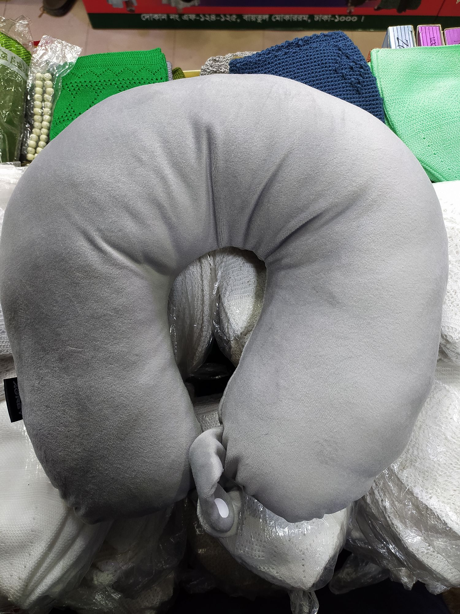neck pillow, travelling pillow, bus plan train journey pillow. 