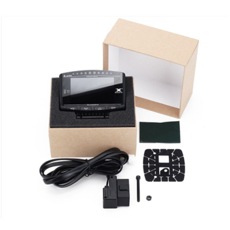 Lufi X1 OBD2 Smart Digital Multi Meter Gauge English Version Turbo boost oil pressure temperature RPM Speed gauge for cars. 