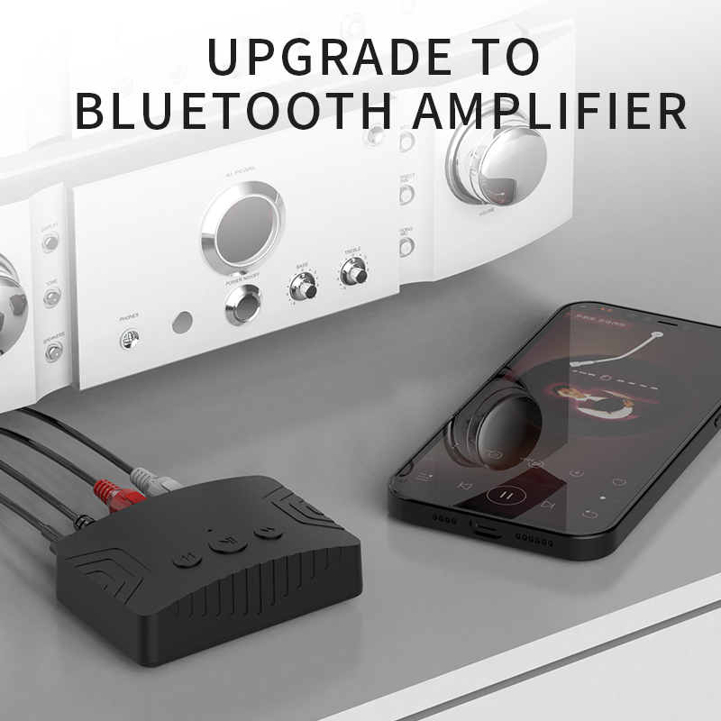 Bluetooth 5.3 Audio Receiver 3.5mm AUX RCA USB Stereo Music Wireless Adapter Support U-Disk Play For Car Kit Speaker Amplifier. 