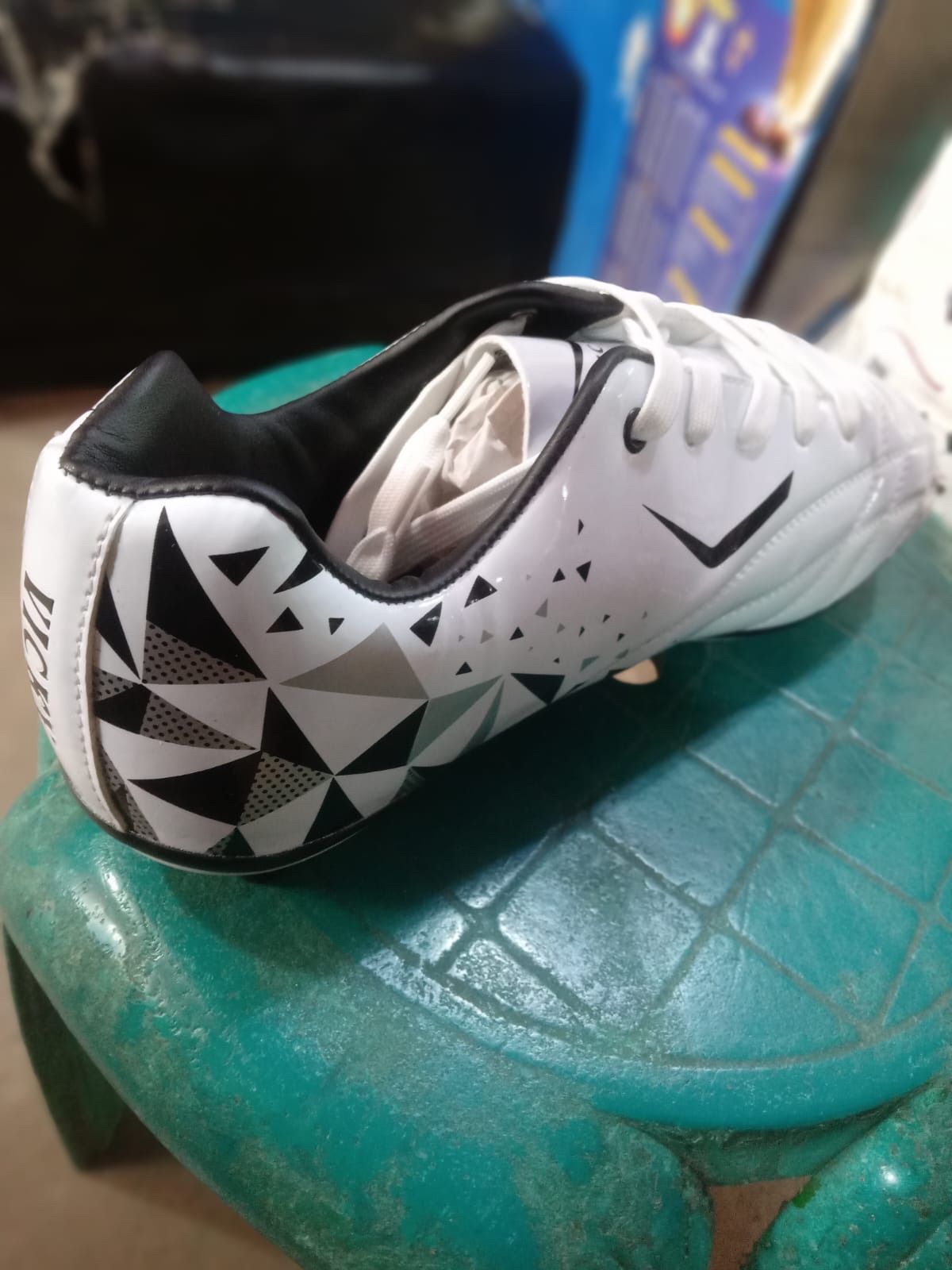 VICKY Black-Indian-Football Boots New Football Boots Indian Boots