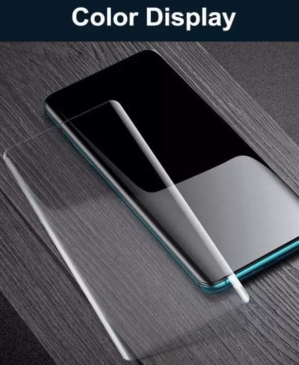 UV Glue Curved Tempered Glass Screen Protector For Itel S23+ / S23 Plus, Screen Guard Gorilla Glass Protector With Easy Installation Kit (Itel S23+). 