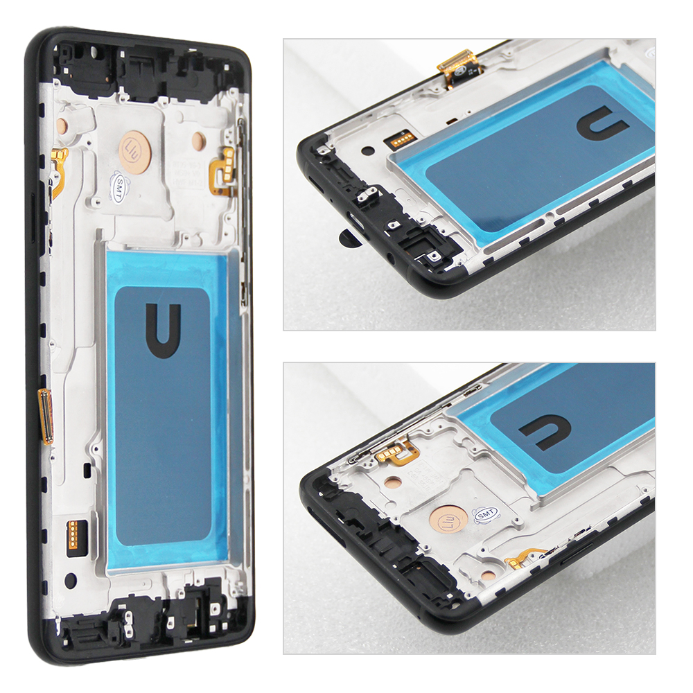 S9 Plus Display Screen Assembly for Samsung Galaxy S9+ G965F G965F/DS Lcd Display Digital Touch Screen with Frame Replacement. 