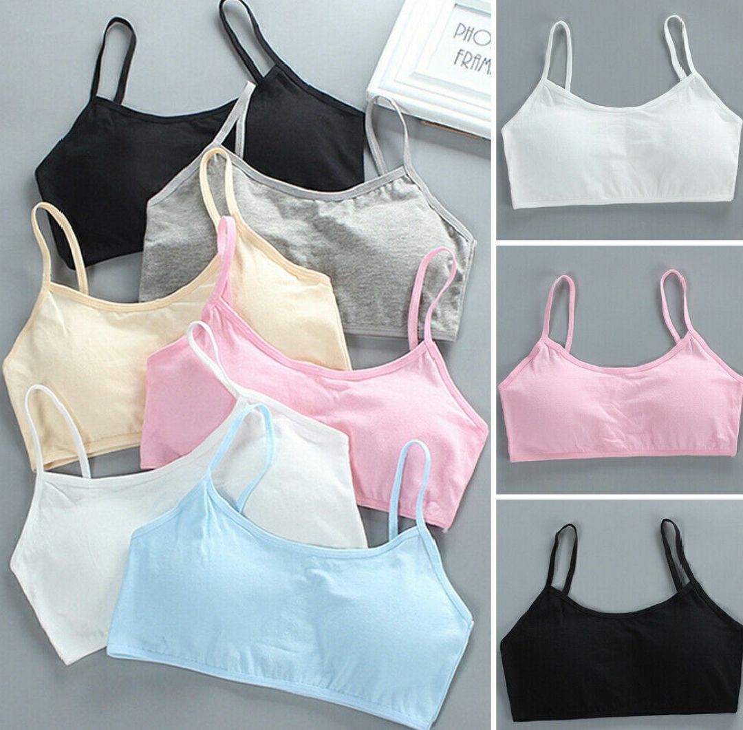 2 piece Semis Teen light fom bra. Cotton Teenages kids girls bra