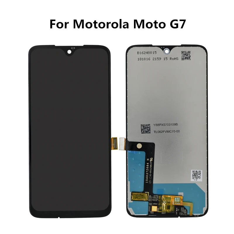 Original For Motorola Moto G7 XT1962 LCD G7 Play Display Touch Screen Digiziter Assembly For Moto G7 Power XT1952 XT1955 G7 Plus. 