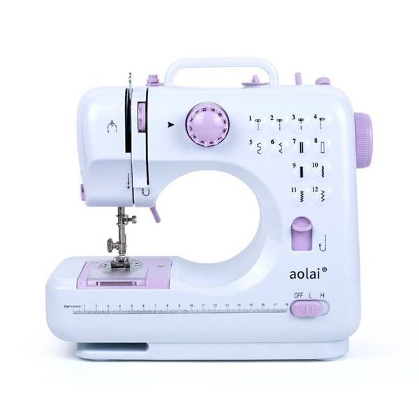 SM-505 Multifunctional Electric Sewing Machine 12 Stitch Patterns with Foot Pedal - Image 1
