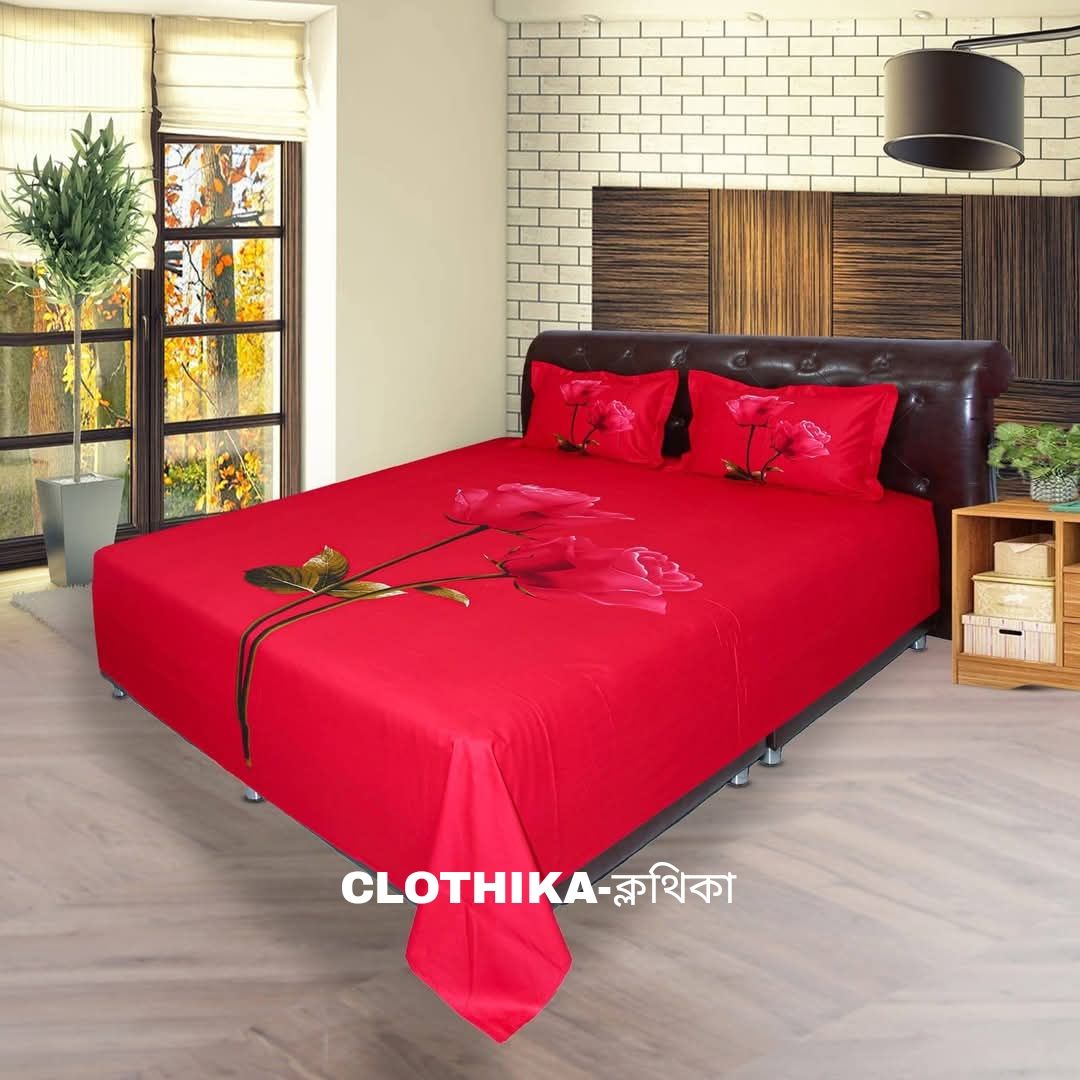 New Design Panel Bedsheet king size (8feet/7.5feet) with 2 pillows cover from Season Craft BD. 