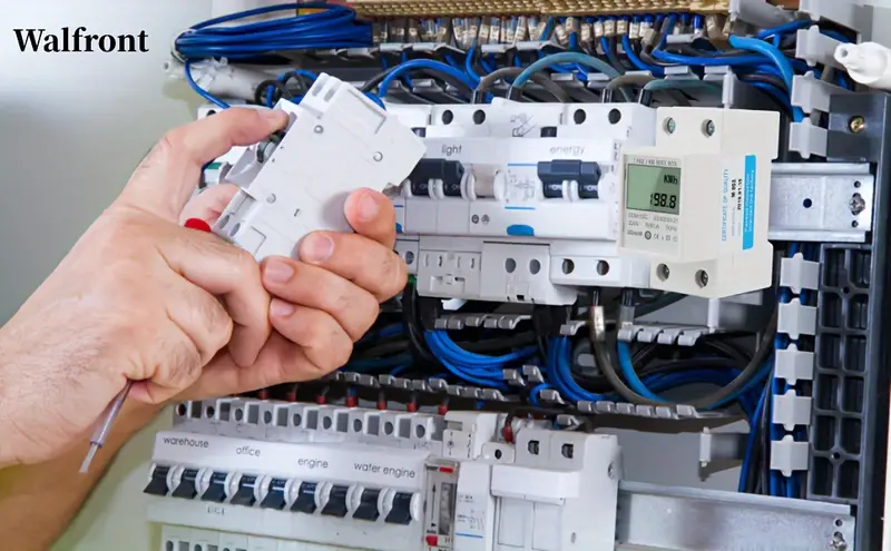 Mini Energy Meter 220V Single-Phase 80A - High-Resolution LCD Display, Accurate Watt Hour Measurement, Intelligent Digital Display - Ideal for Household Energy Management and Air Conditioning Monitoring. 