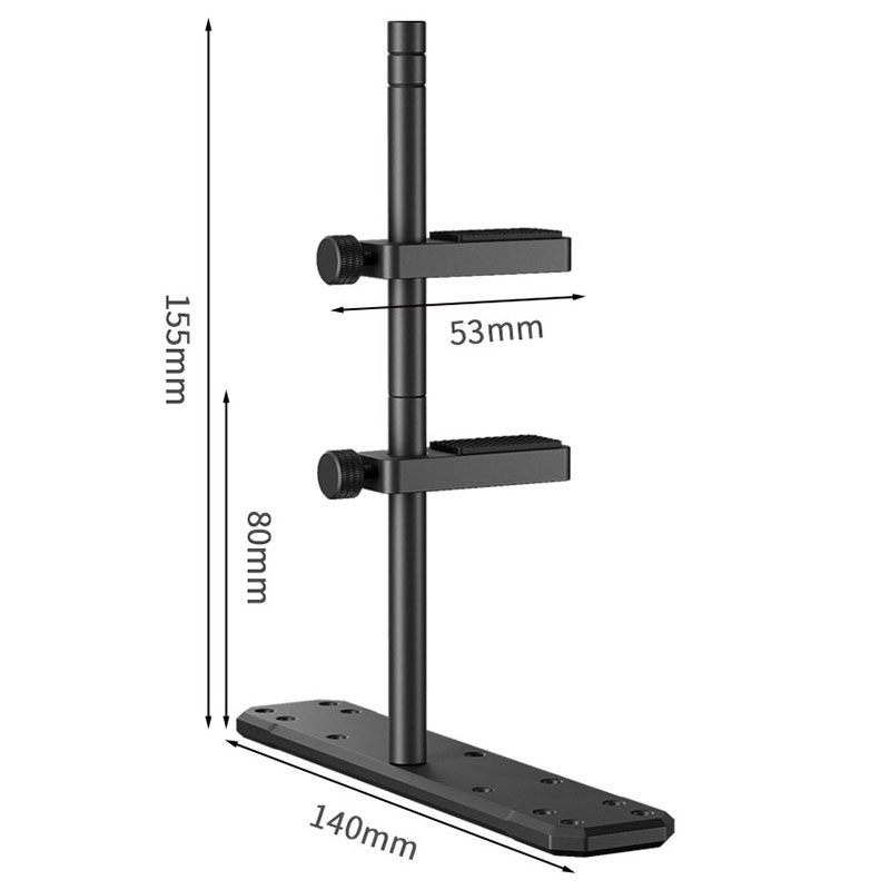 TEUCER VC-3 12/14cm Chassis Fan Position Aluminum Alloy Graphics Card Bracket Computer Case Accessories Prevent Droop Stand. 