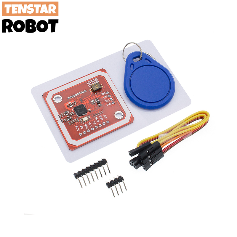 TENSTAR ROBOT PN532 NFC RFID Wireless Module V3 User Kits Reader Writer Mode IC S50 Card PCB Attenna I2C IIC SPI HSU. 