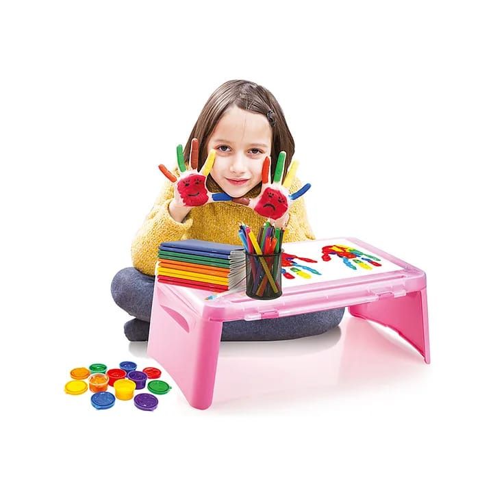 Lap Desk with Storage - Durable Lightweight Portable Laptop Computer Adults Desk for Kids Homework or Study. 