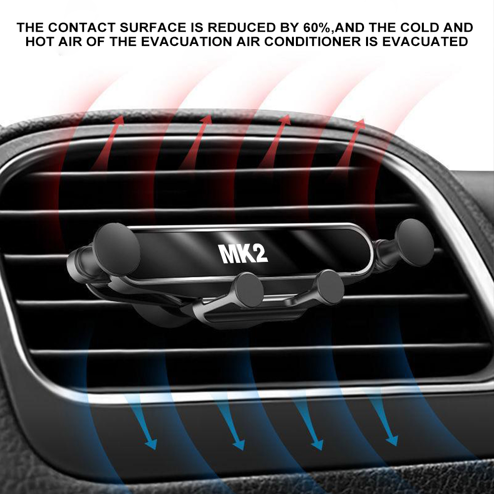 Gravity Car Air Vent Clip Mount Phone Holder Auto Accessories For VW Volkswagen Golf 6 7 5 4 3 2 8 MK4 MK6 MK7 MK5 MK3 MK2 MK8. 