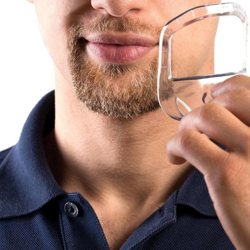5 PCS/Set Beard Shaper Goatee Mustache Grooming Tool Transparent Face Hair Styling Template for Man. 